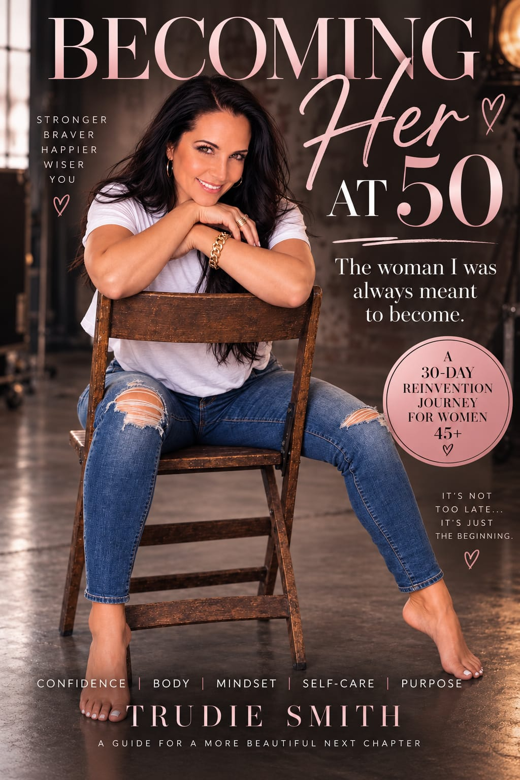 Becoming Her at 50 e-book cover featuring Trudie Smith