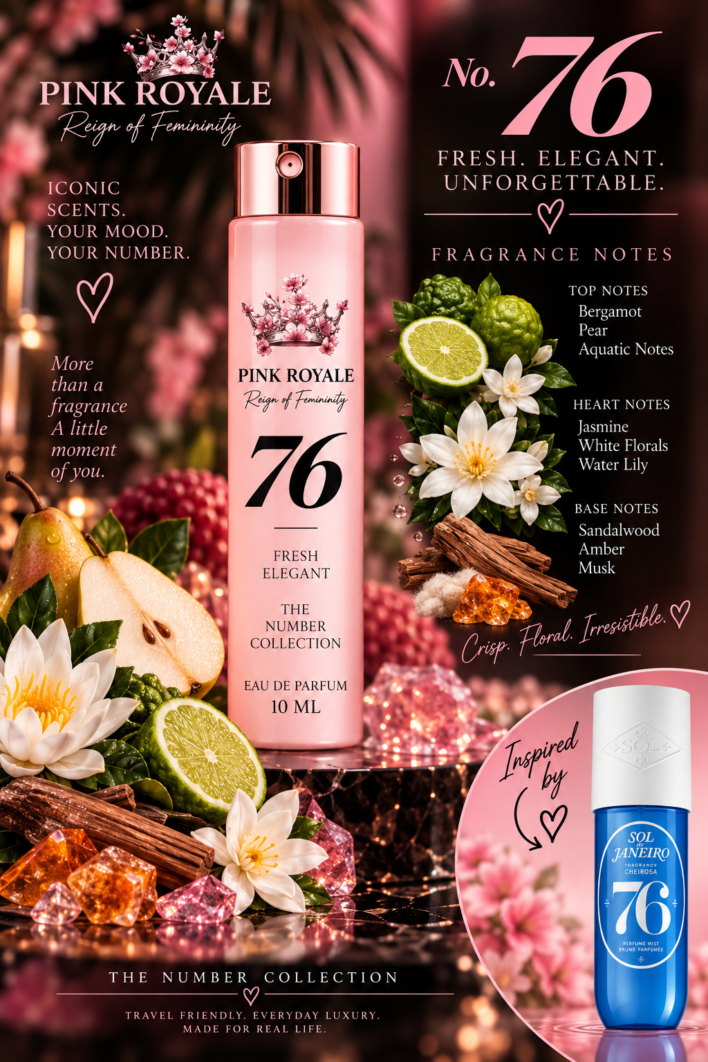 No. 76 perfume packaging