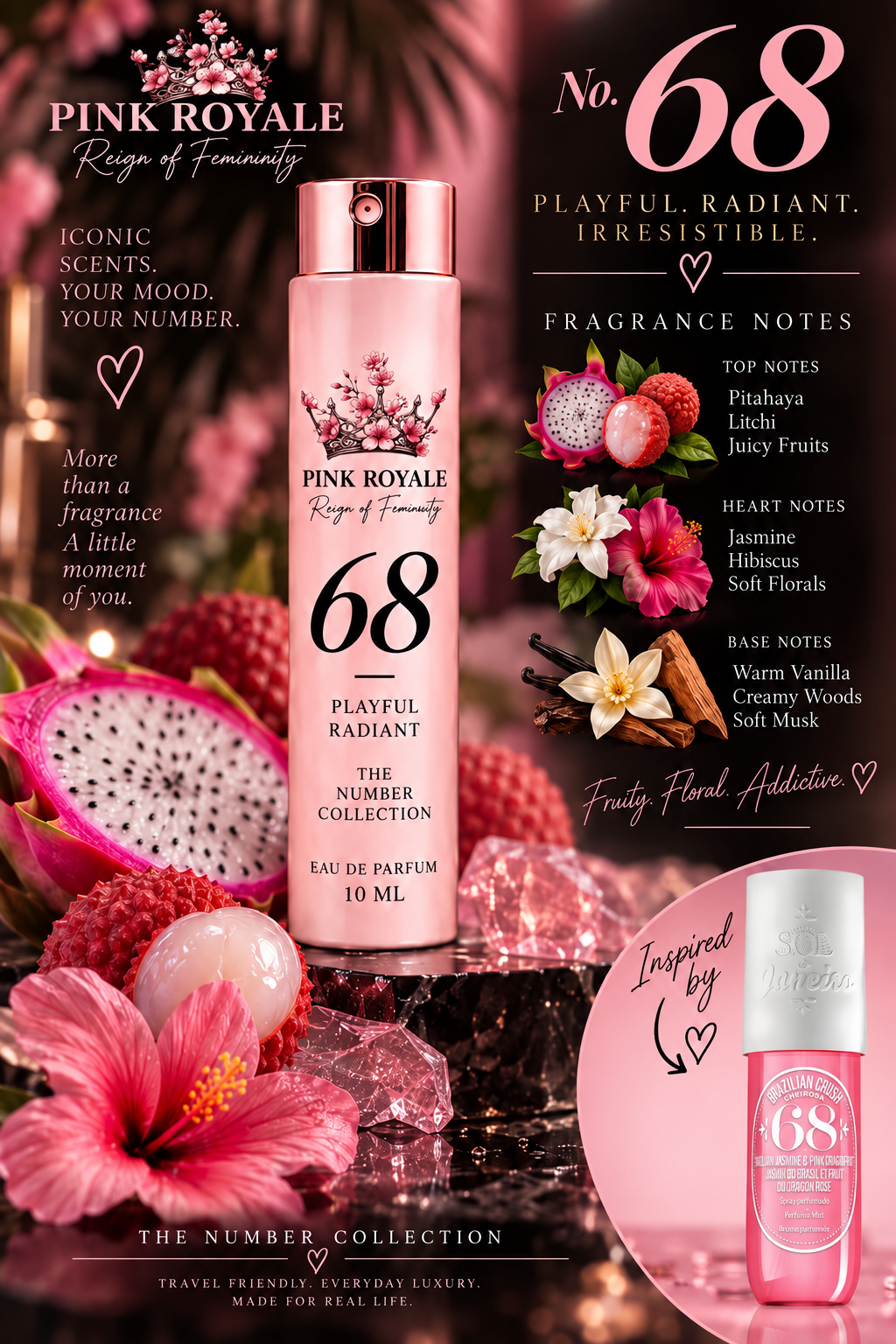 No. 68 perfume packaging
