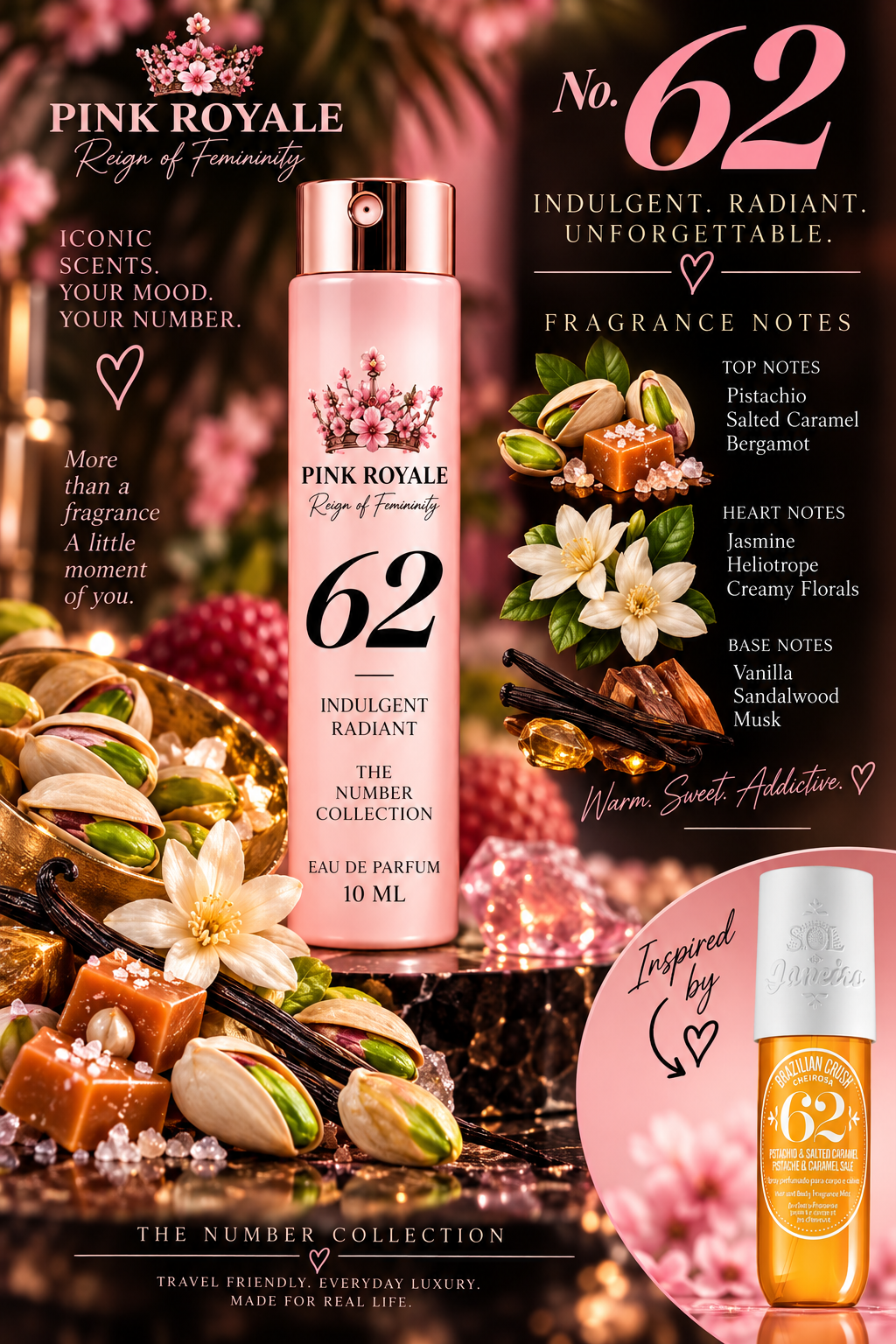 No. 62 perfume packaging